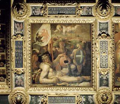 Allegorie der Stadt Volterra von der Decke des Salone dei Cinquecento, 1565 von Giorgio Vasari